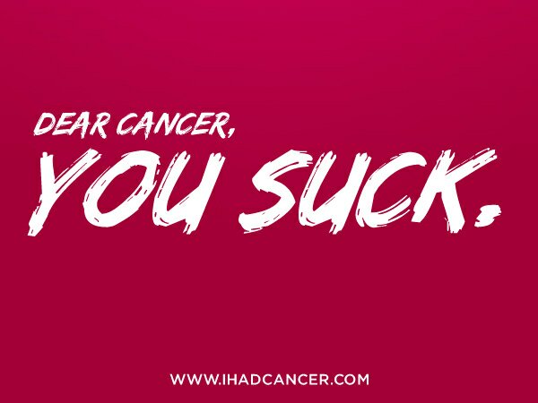 Cancer can suck a dick funny sympathy card